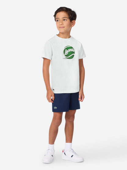 Lacoste White Tennis Ball T-Shirt image 2