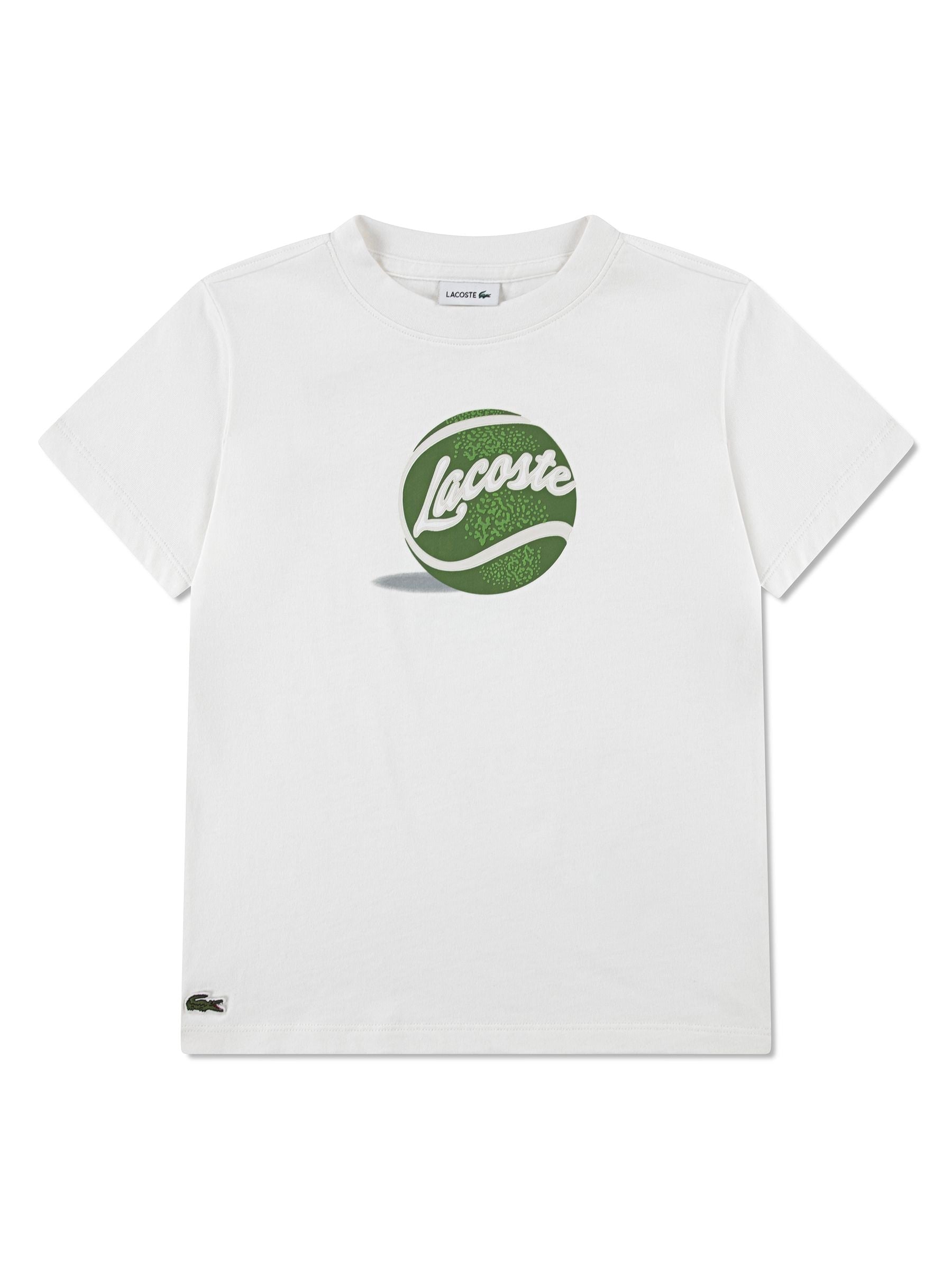 Lacoste White Tennis Ball T-Shirt image 4