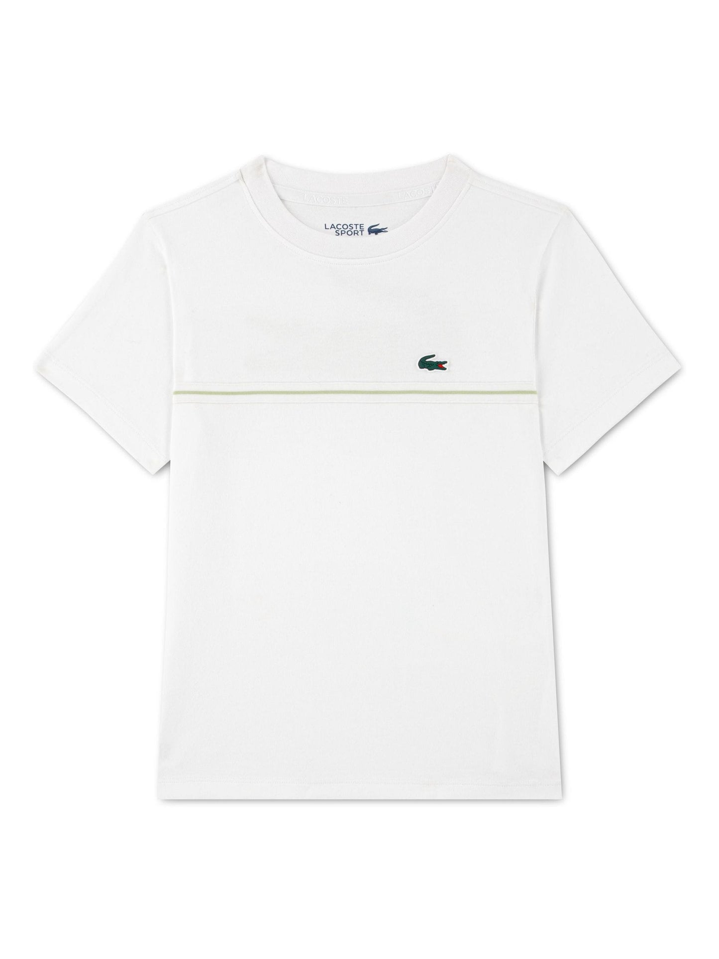 Lacoste White Sport Tape Top image 1