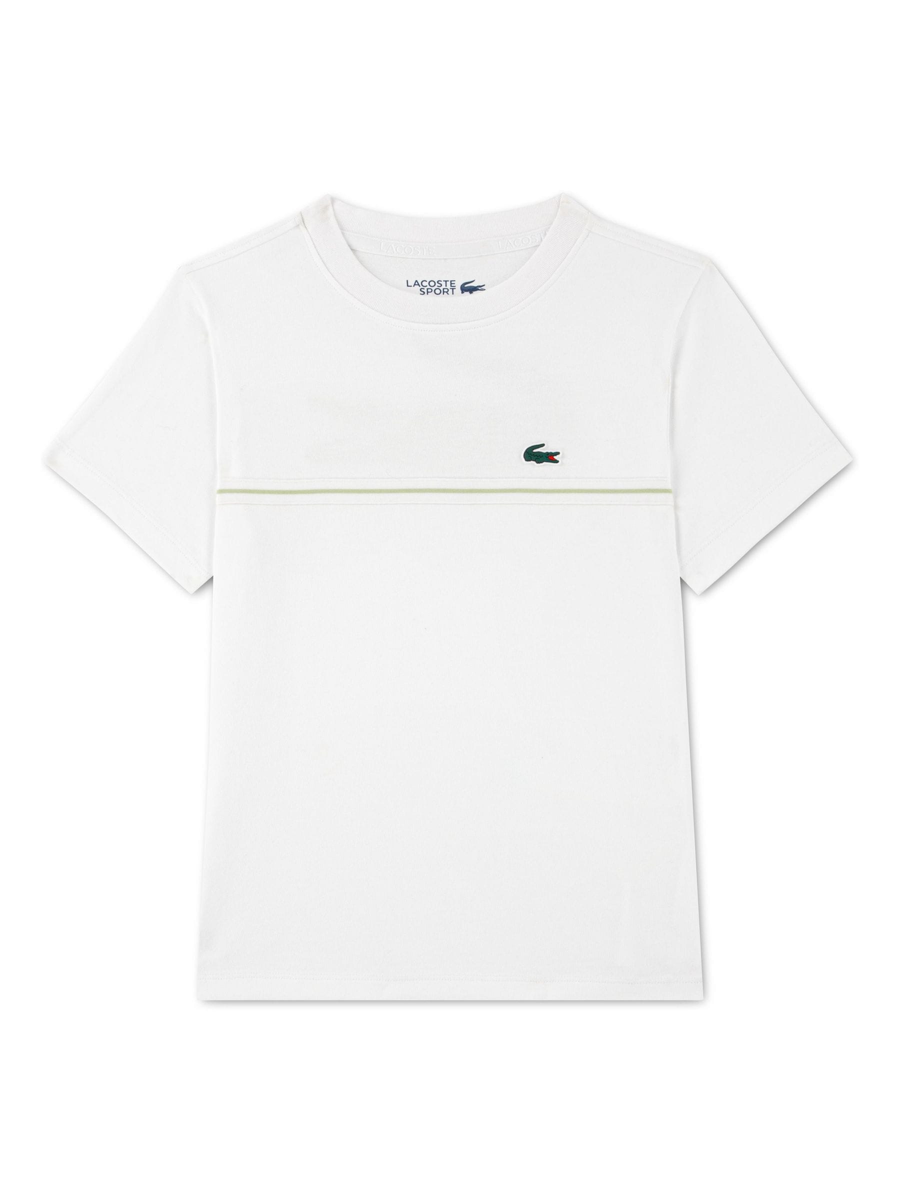 Lacoste White Sport Tape Top image 1