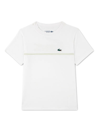 Lacoste White Sport Tape Top image 1