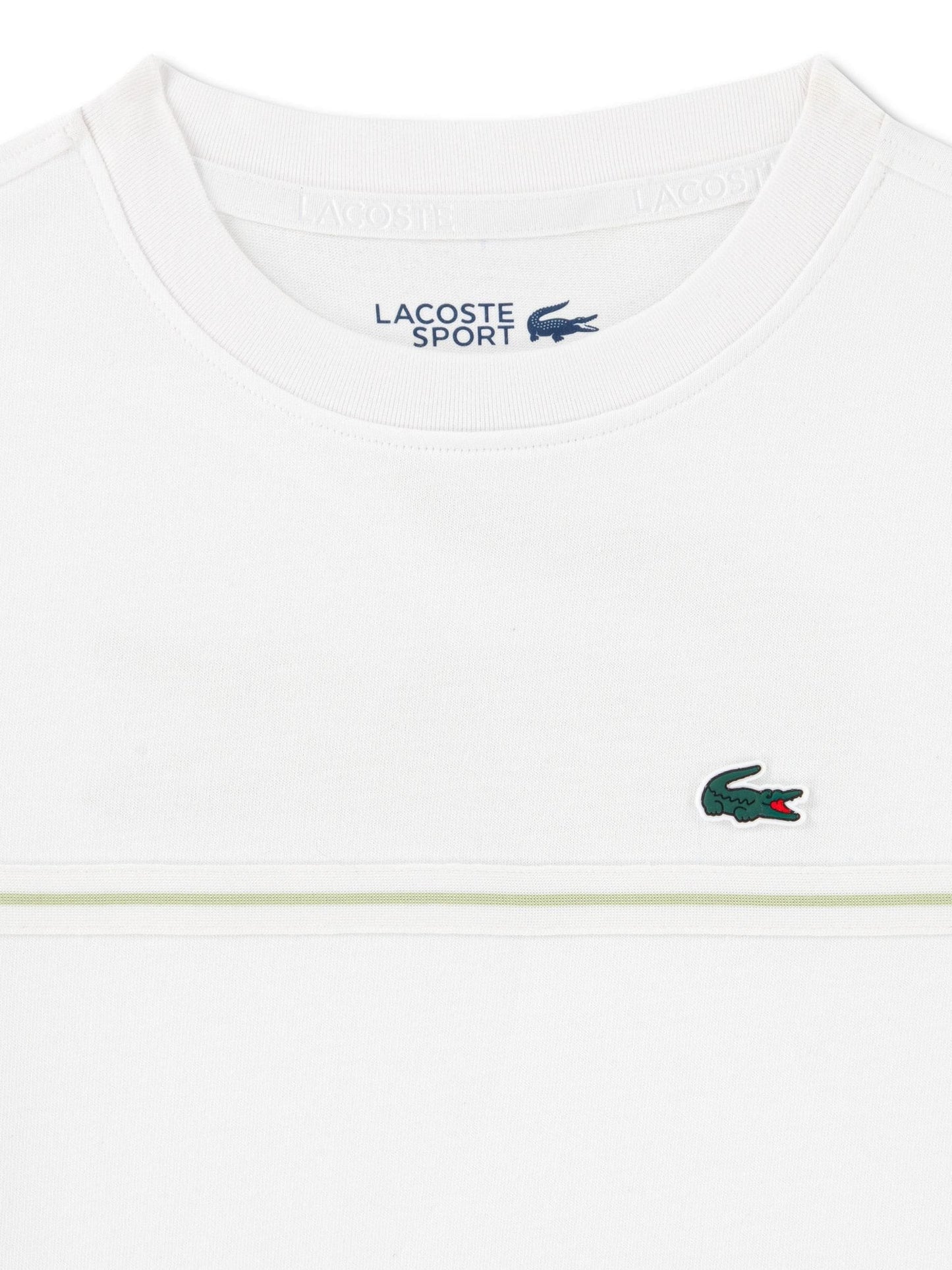 Lacoste White Sport Tape Top image 3