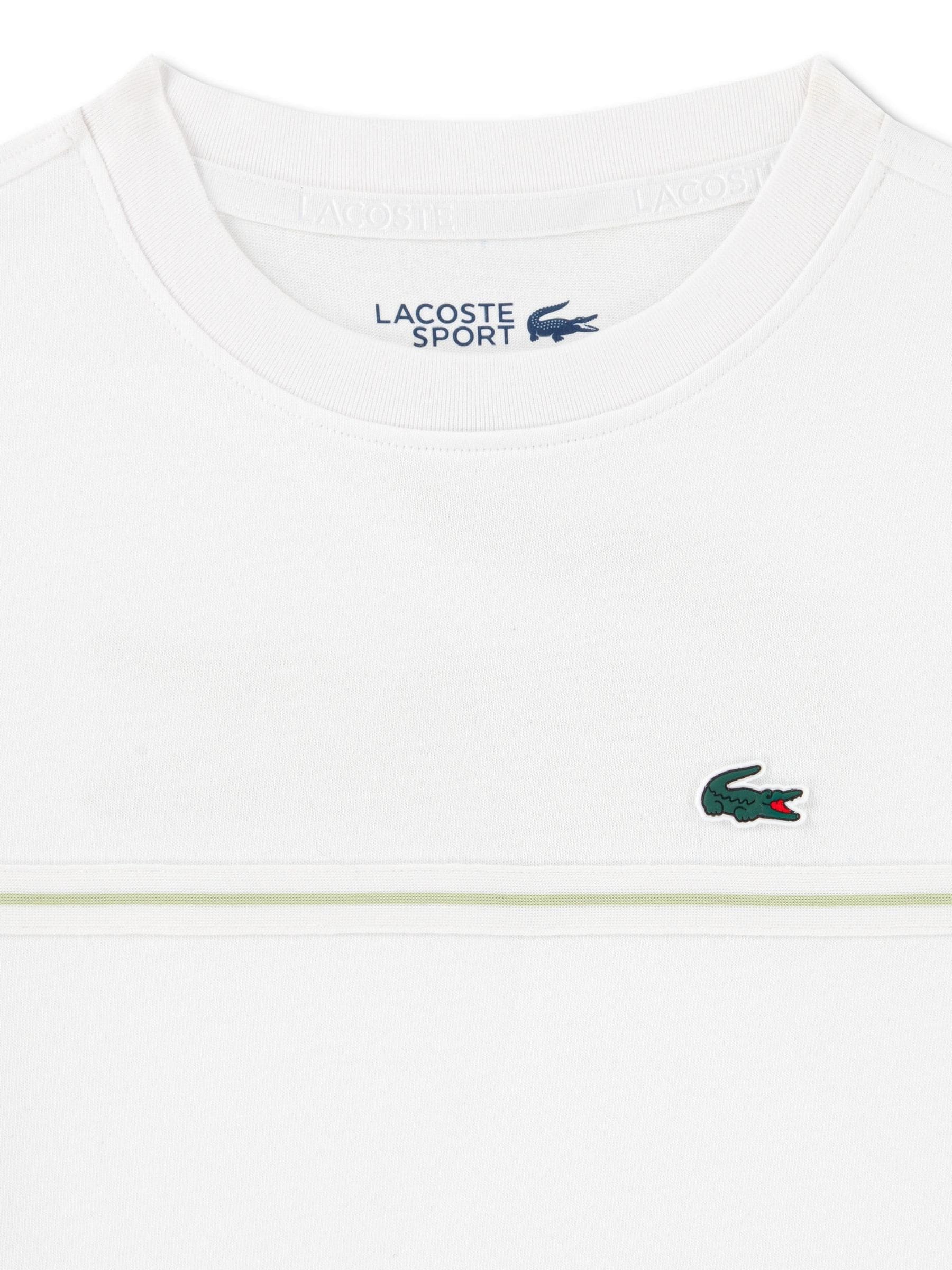 Lacoste White Sport Tape Top image 3