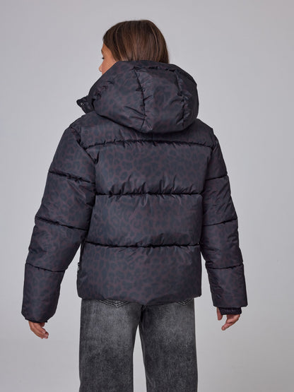smALLSAINTS Brown Leopard Padded Coat - image 3