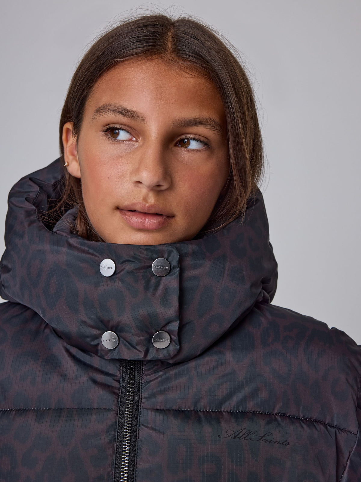 smALLSAINTS Brown Leopard Padded Coat - image 4