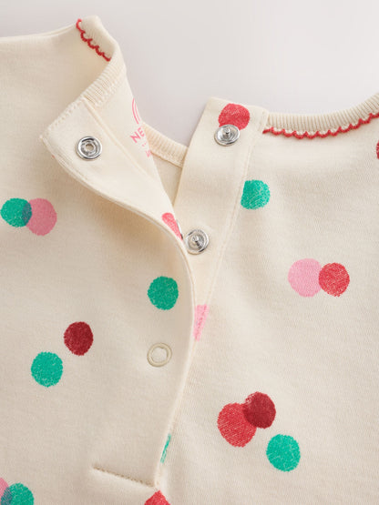 Red/White Christmas Tutu Baby Sleepsuit (0mths-2yrs) - image 4