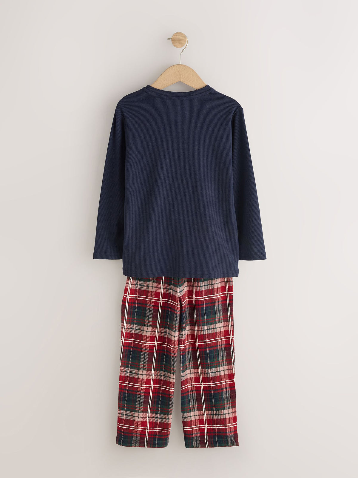 Red/Navy Check Christmas Matching Family Pyjamas (1.5-16yrs) - image 7
