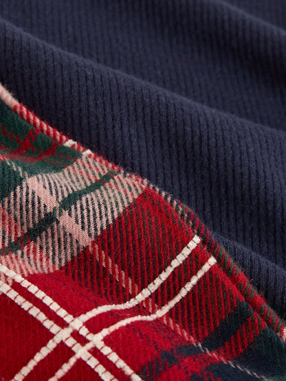 Red/Navy Check Christmas Matching Family Pyjamas (1.5-16yrs) - image 8