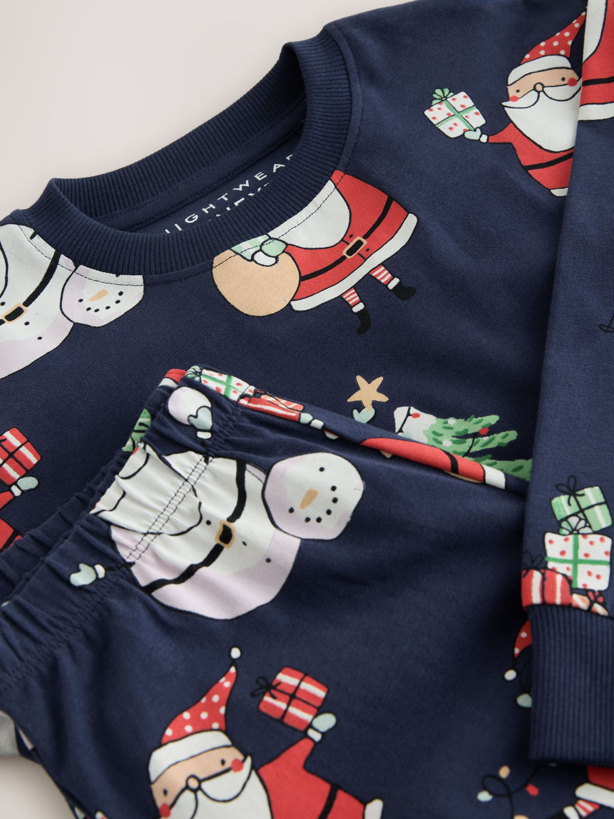 Navy Matching Family Christmas Pyjamas (9mths-16yrs) - image 9