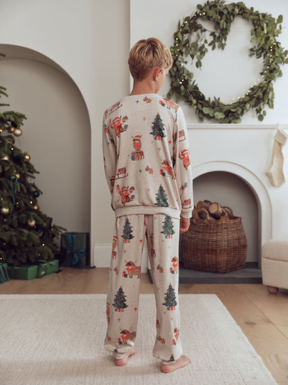 Oatmeal Hamish Matching Family Christmas Pyjamas (9mths-16yrs) - image 5