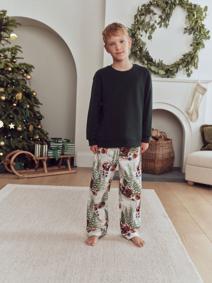 Green/Ecru Family Christmas Matching Pyjamas Set (12mths-16yrs) - image 1