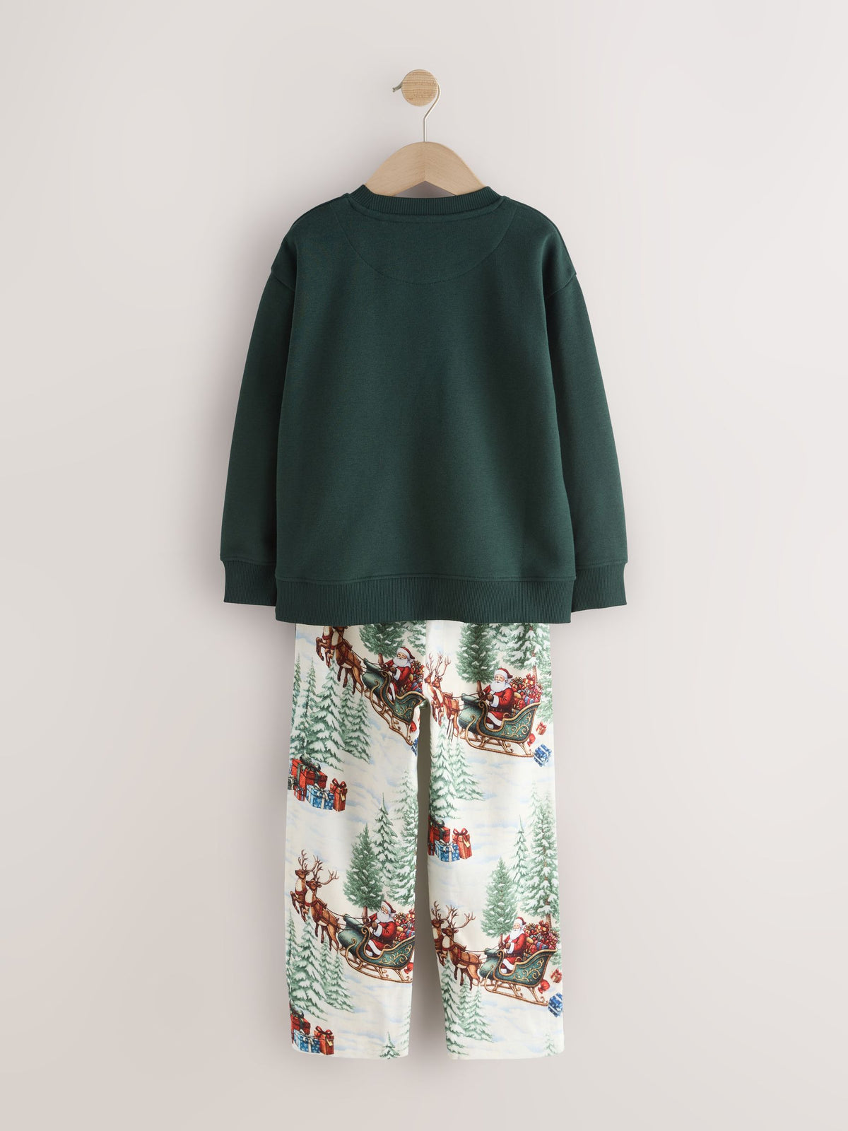 Green/Ecru Family Christmas Matching Pyjamas Set (12mths-16yrs) - image 7