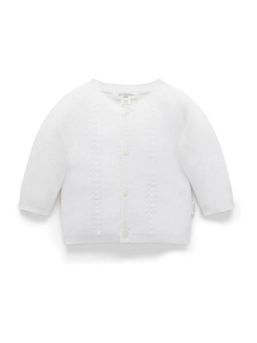 Dsiney Kidz - Purebaby White Layette Cardigan image 1