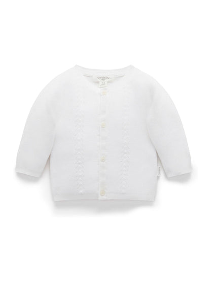 Dsiney Kidz - Purebaby White Layette Cardigan image 1
