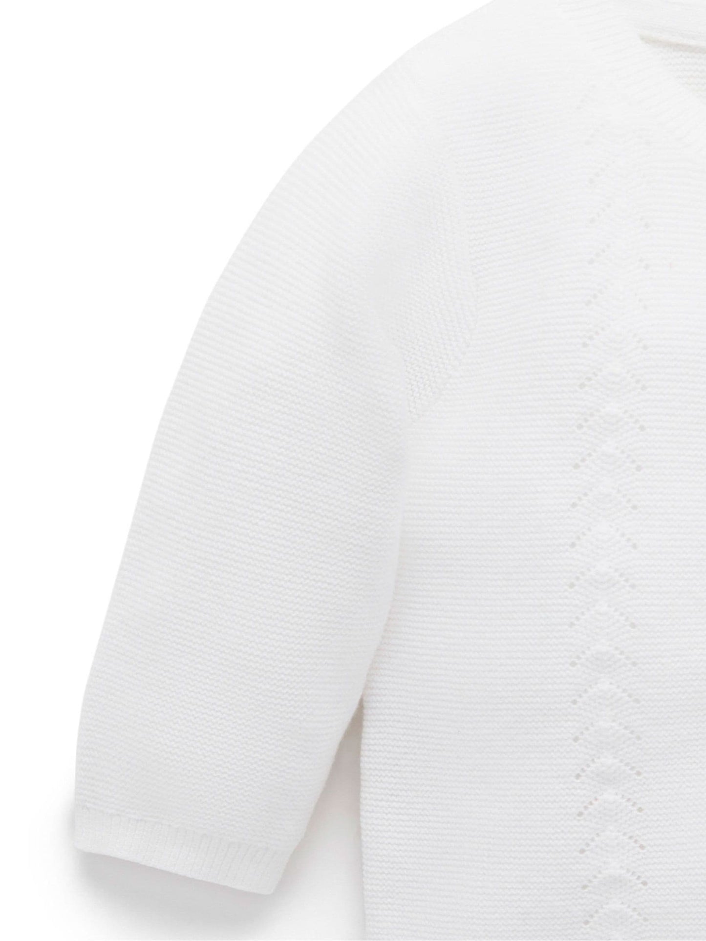 Dsiney Kidz - Purebaby White Layette Cardigan image 2