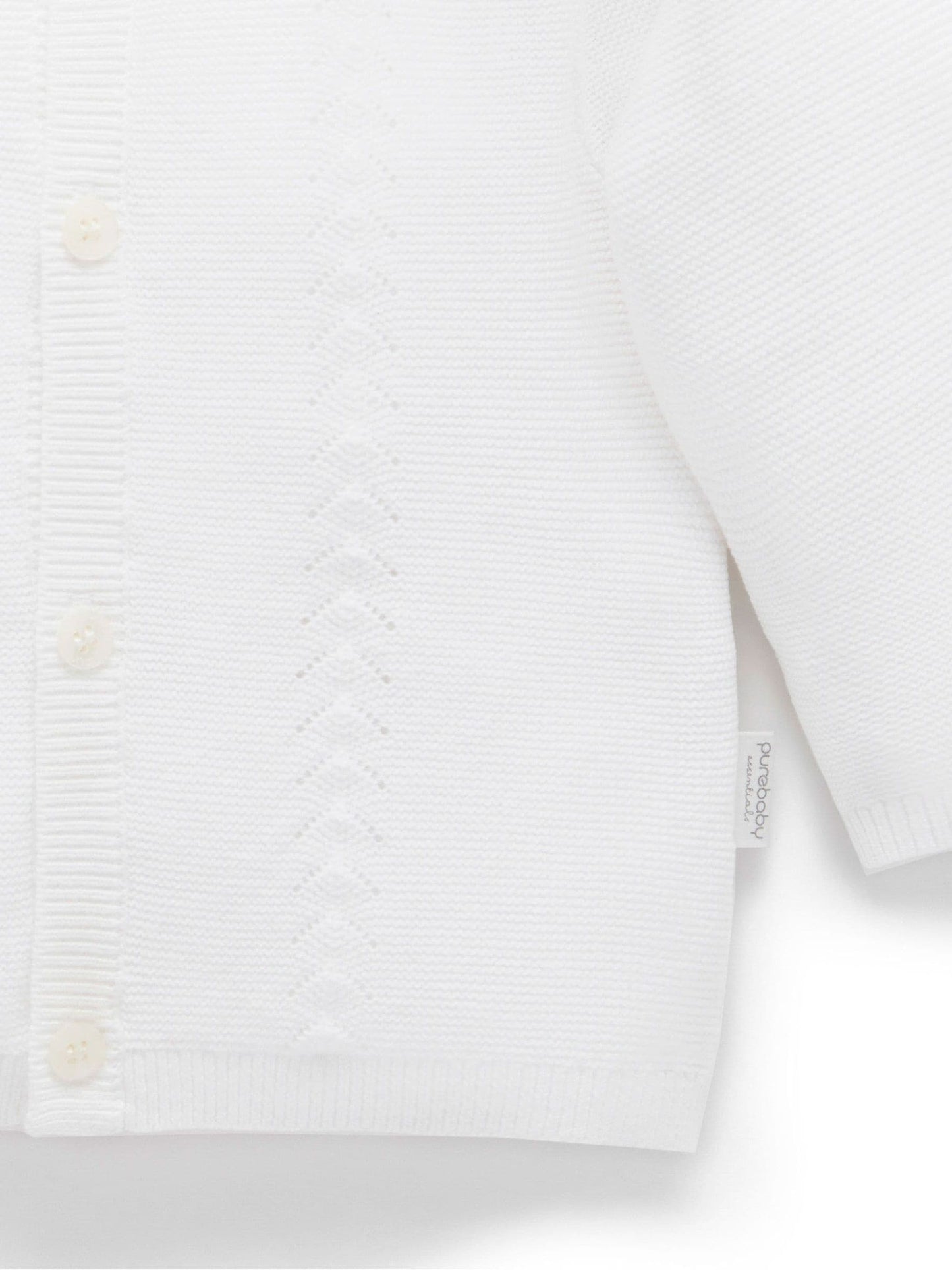 Dsiney Kidz - Purebaby White Layette Cardigan image 3
