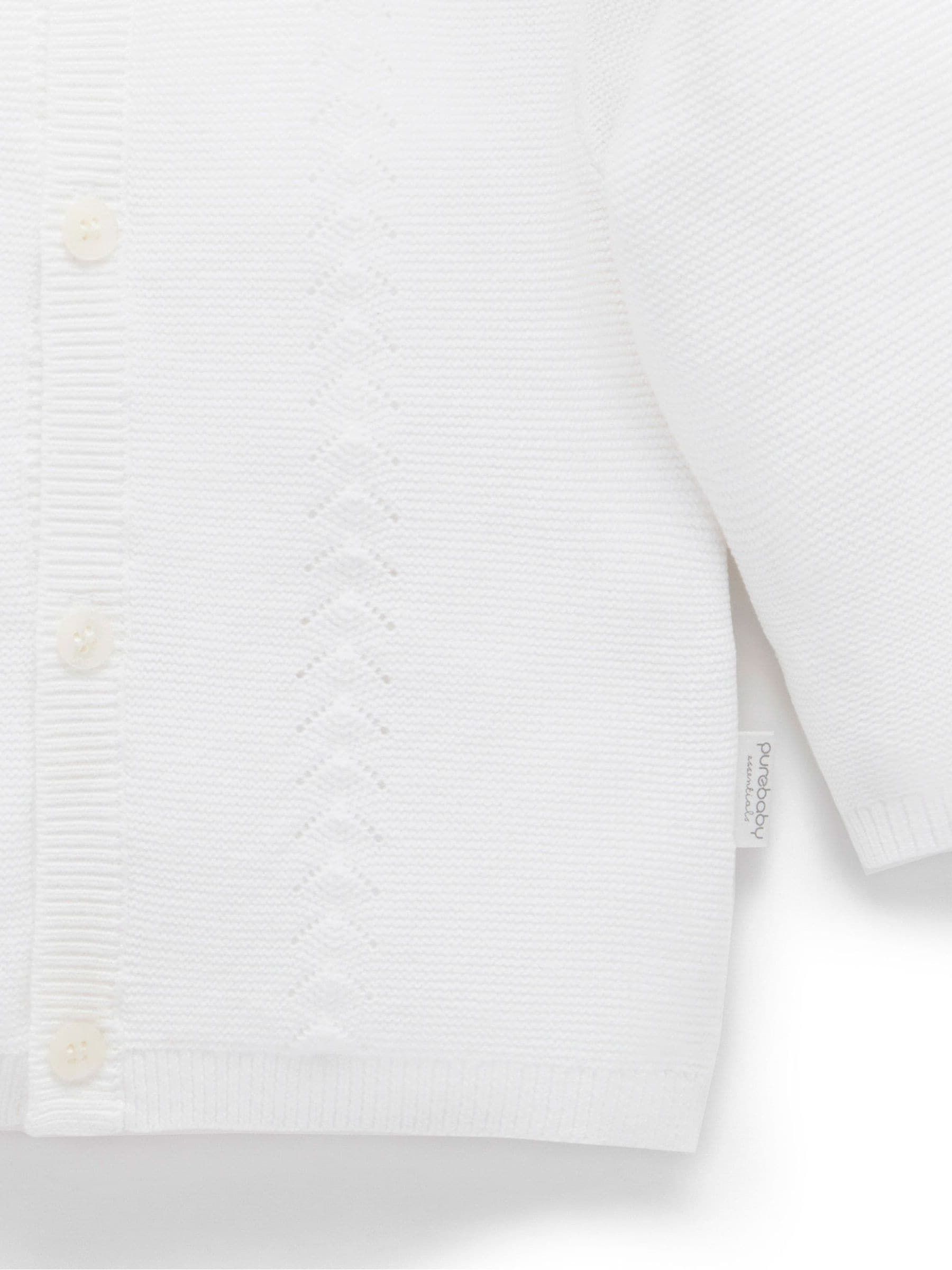 Dsiney Kidz - Purebaby White Layette Cardigan image 3