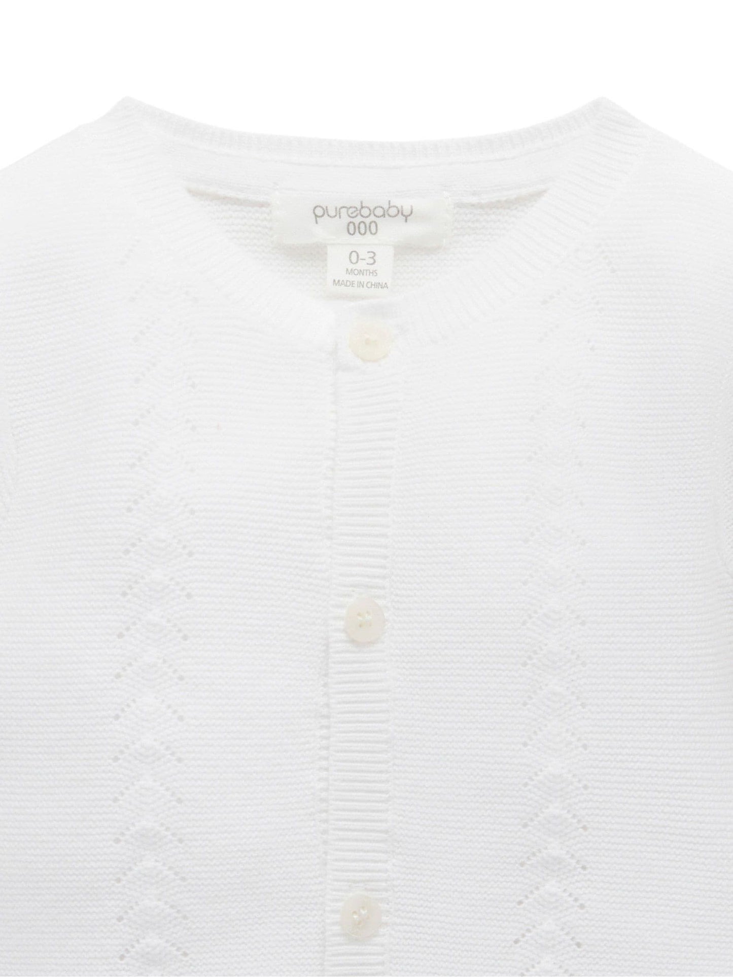 Dsiney Kidz - Purebaby White Layette Cardigan image 4