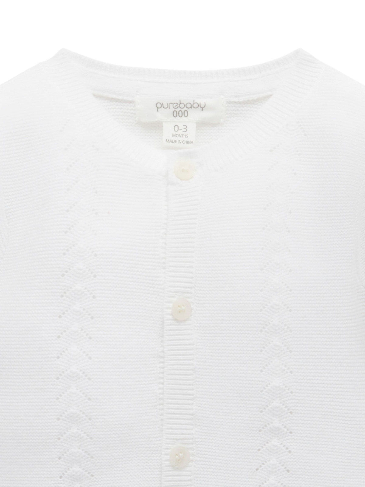 Dsiney Kidz - Purebaby White Layette Cardigan image 4