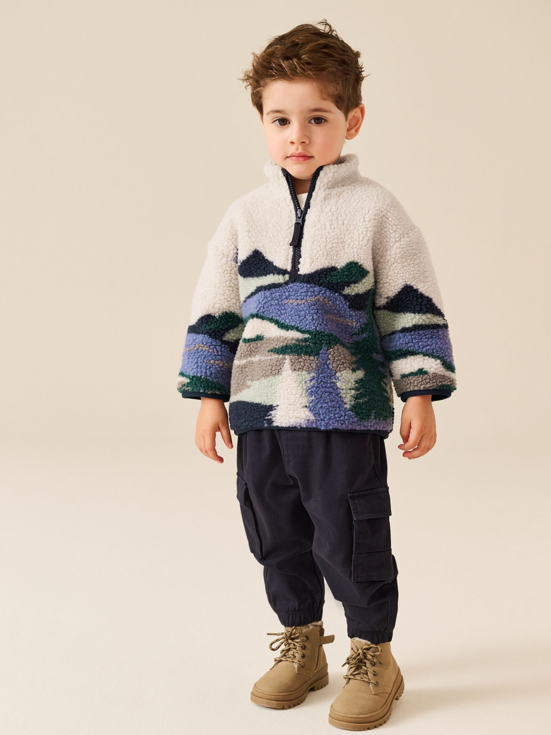 Dsiney Kidz - Blue Moutain Zip Neck Fleece (3mths-7yrs) image 3
