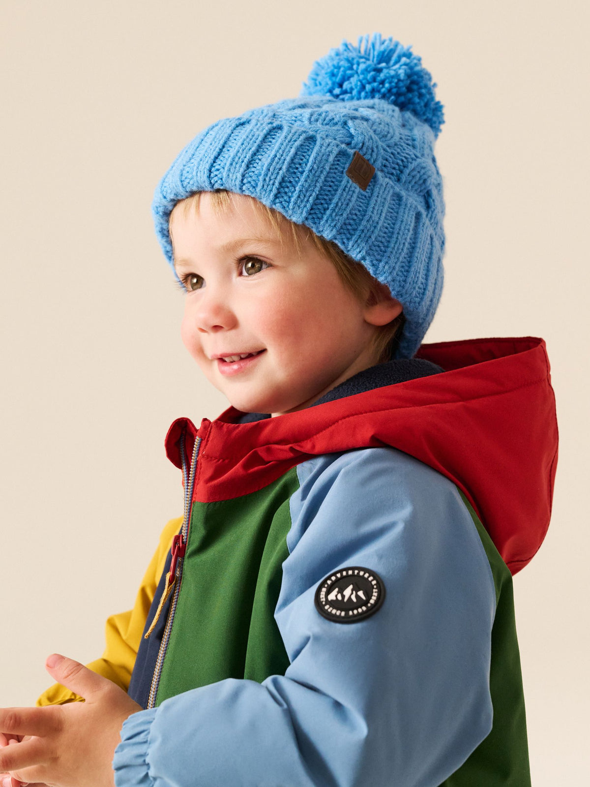Dsiney Kidz - Bright Blue Cable Knit Pom Hat (1-16yrs) image 2