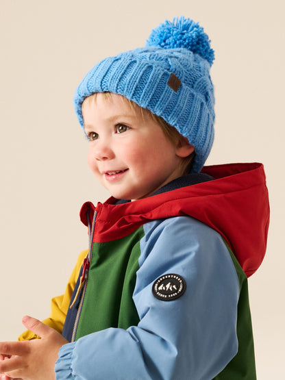 Dsiney Kidz - Bright Blue Cable Knit Pom Hat (1-16yrs) image 2