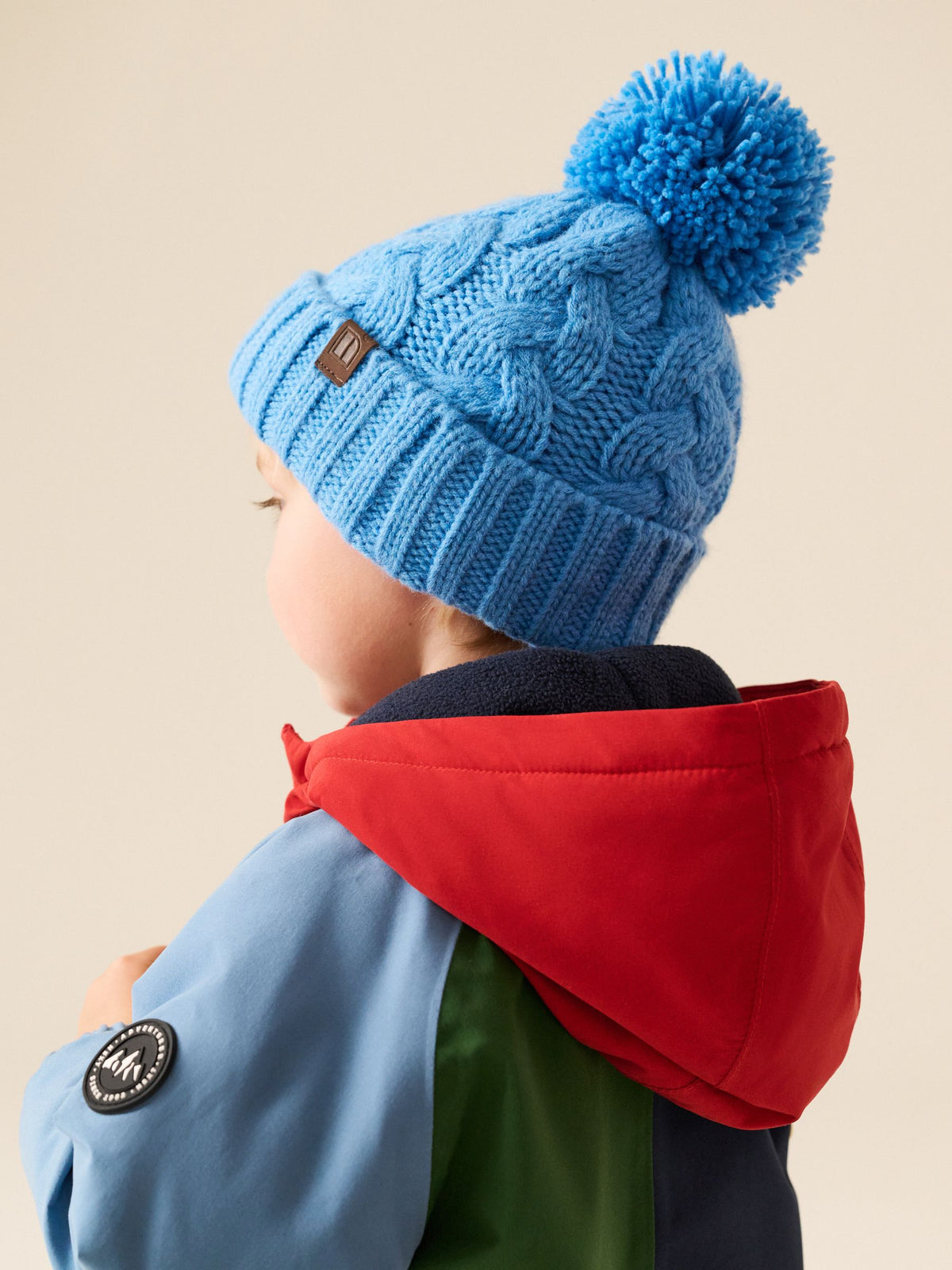 Dsiney Kidz - Bright Blue Cable Knit Pom Hat (1-16yrs) image 3