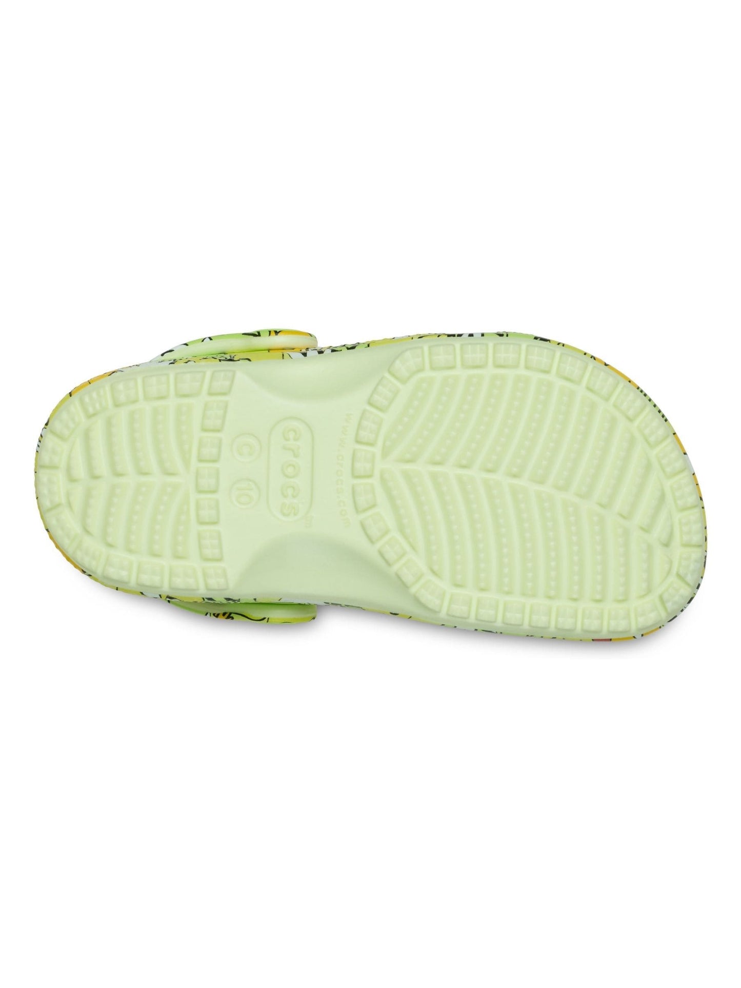 Crocs Yellow Toddler Classic Glow Monster Camo Clogs image 6