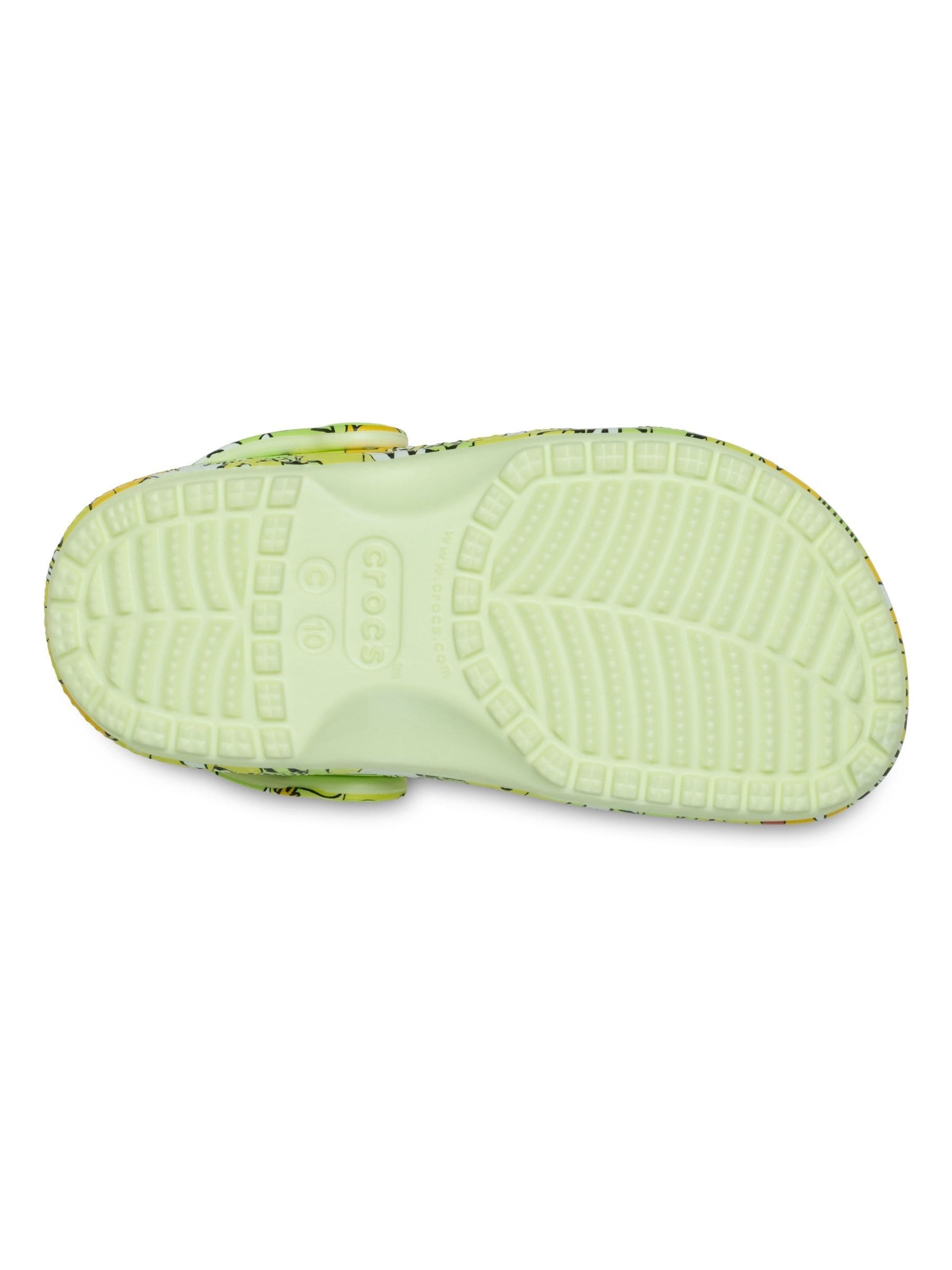 Crocs Yellow Toddler Classic Glow Monster Camo Clogs image 6