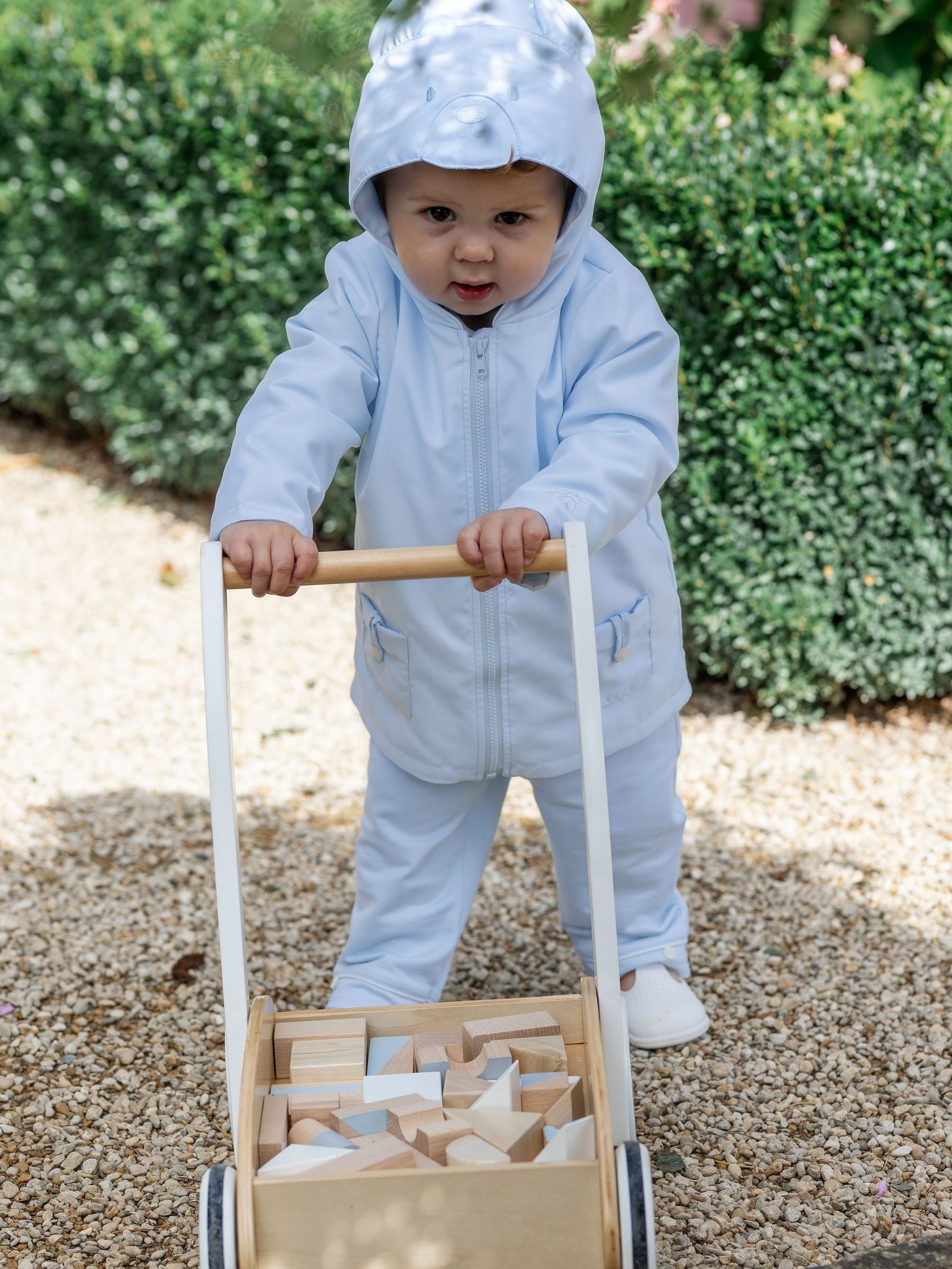 Dsiney Kidz - Emile Et Rose Blue Showerproof Bunny Hood Jacket image 1