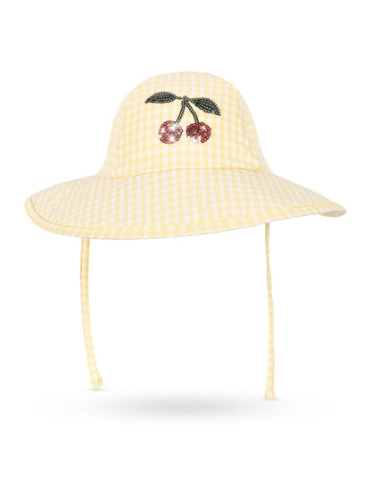 Konges Sløjd Yellow Etta UV Swim Hat image 1