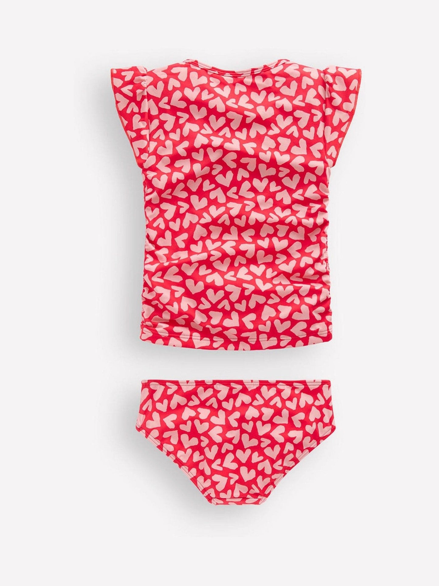 Boden Red Heart Ruched Tankini Set image 2