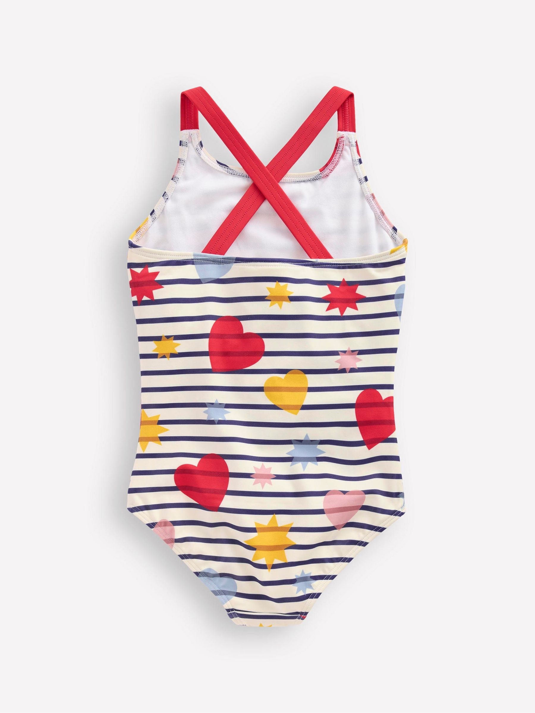 Dsiney Kidz - Boden Blue Cross-Back Printed Swimsuit image 2