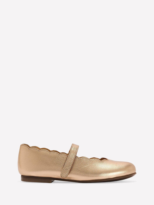 Boden Gold Scallop Mary Jane Shoes image 1
