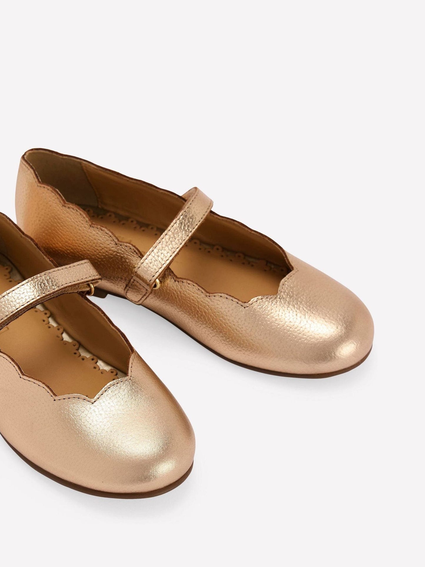 Boden Gold Scallop Mary Jane Shoes image 3