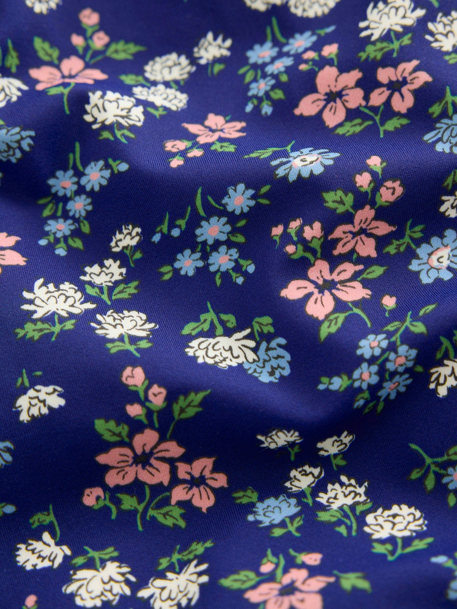 Boden Blue Hallie Frill Strap Swimsuit image 3