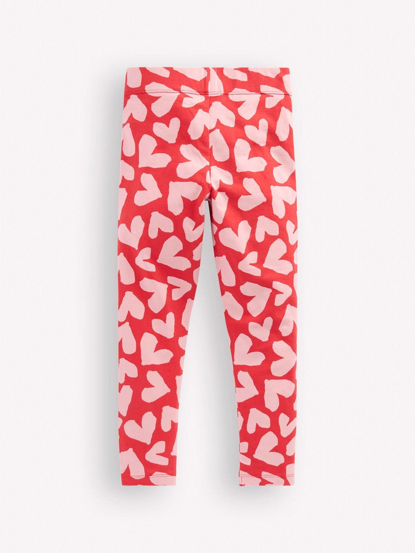 Boden Red Fun Heart Leggings image 2
