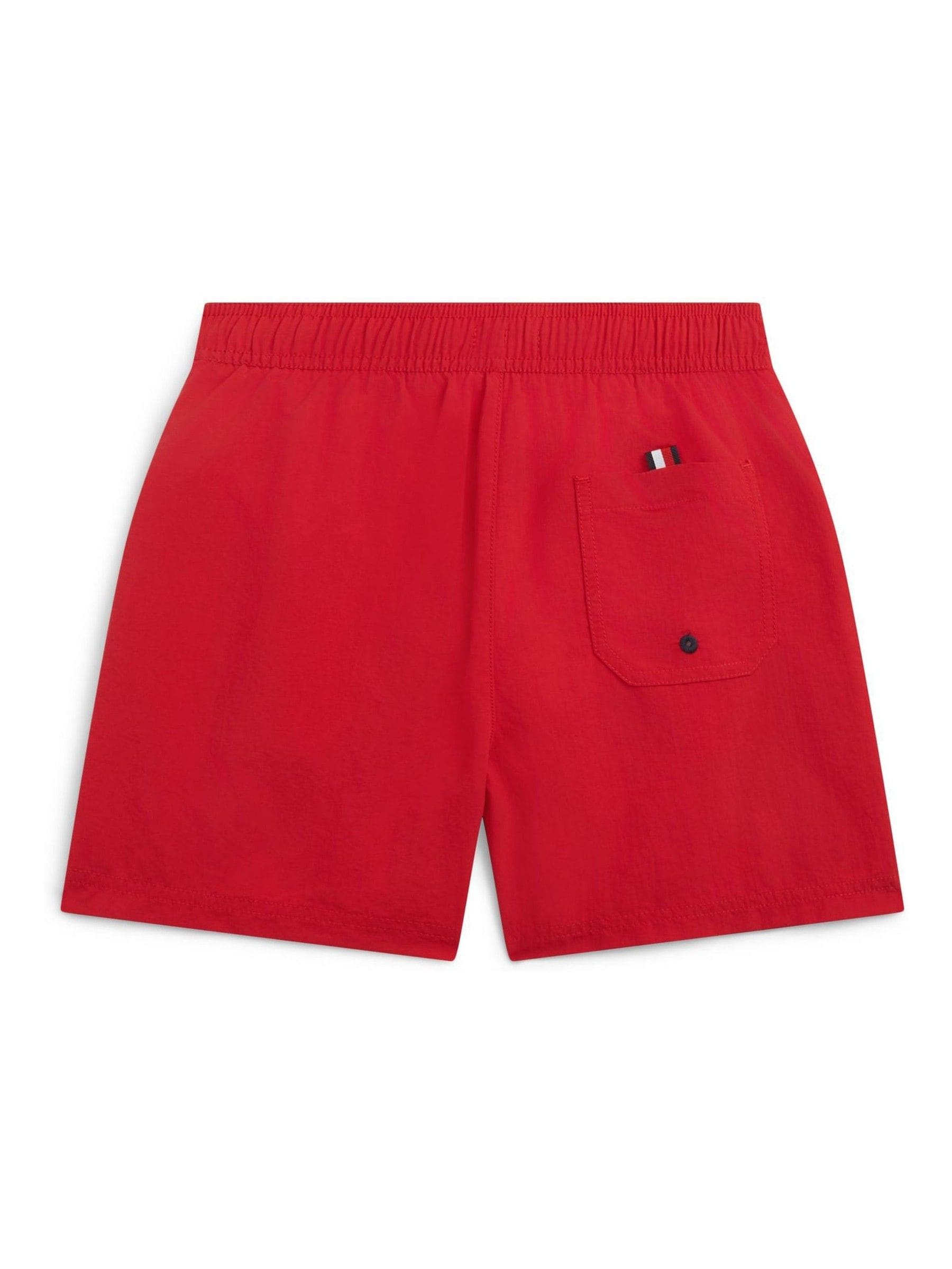 Tommy Hilfiger Red Medium Drawstring Ithaca Swim Shorts image 2