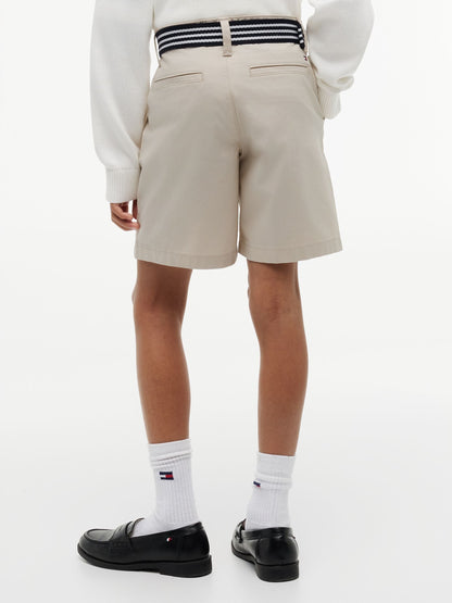 Tommy Hilfiger Nude Essential Signature Belt Loose Chino Shorts image 2
