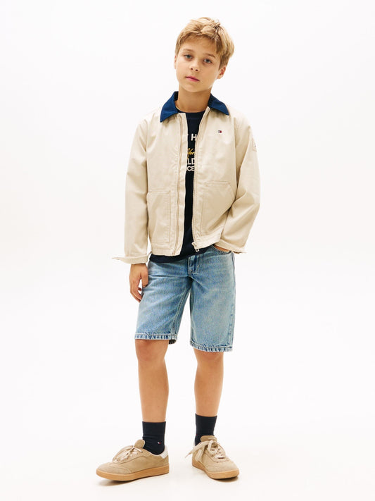 Tommy Hilfiger Blue Faded Regular Straight Leg Denim Shorts image 2