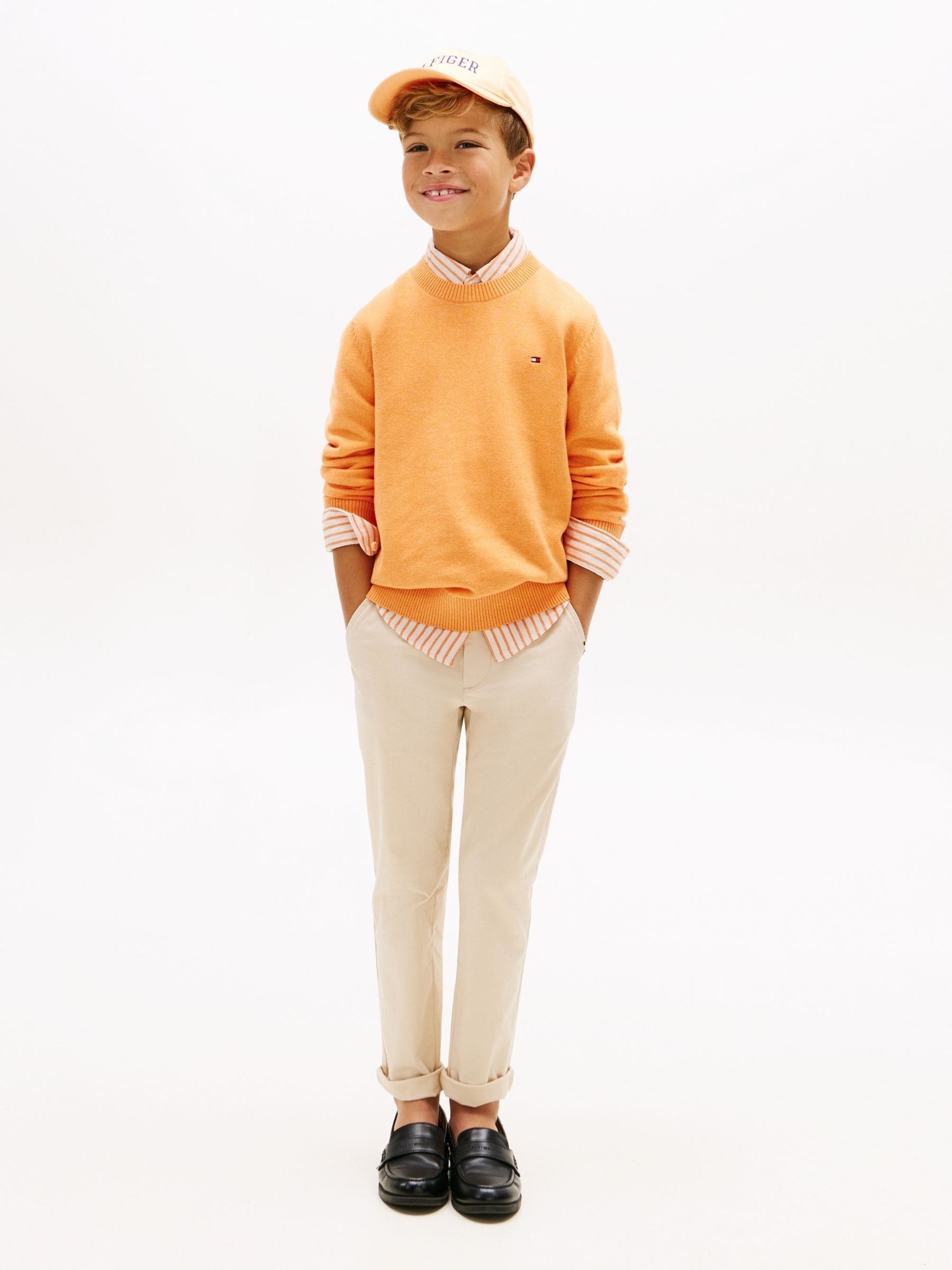 Tommy Hilfiger Brown 1985 Essential Twill Regular Chinos image 2