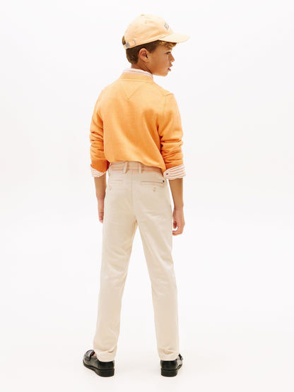 Tommy Hilfiger Brown 1985 Essential Twill Regular Chinos image 3