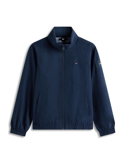 Dsiney Kidz - Tommy Hilfiger Blue Essential Zip Through Hooded Jacket image 5