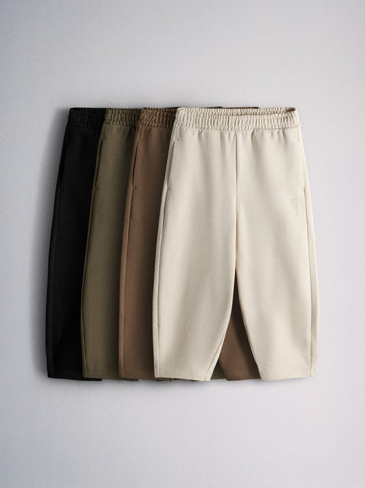 The Set 4 Pack Loopback Barrel Leg Joggers Multi - image 1