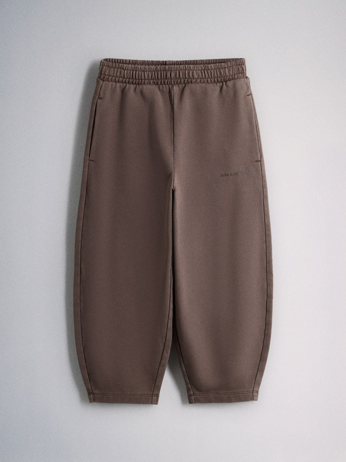 The Set 4 Piece Washed Quarter Zip Crew Neck Joggers Set Brown - image 5