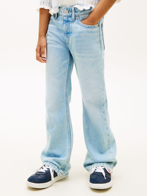 Dsiney Kidz - Tommy Hilfiger Blue Distressed Flared Leg Jeans image 1