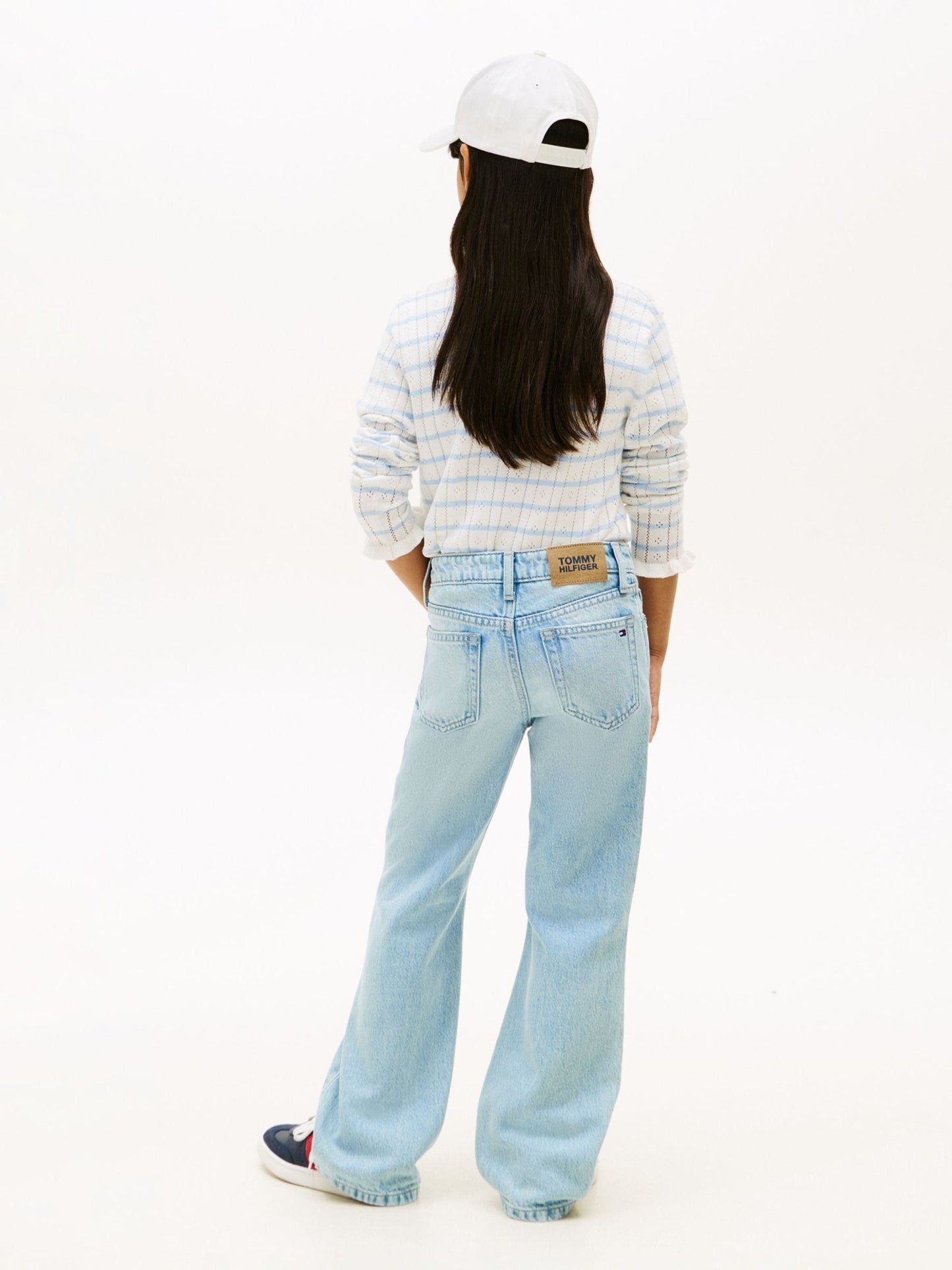 Dsiney Kidz - Tommy Hilfiger Blue Distressed Flared Leg Jeans image 3