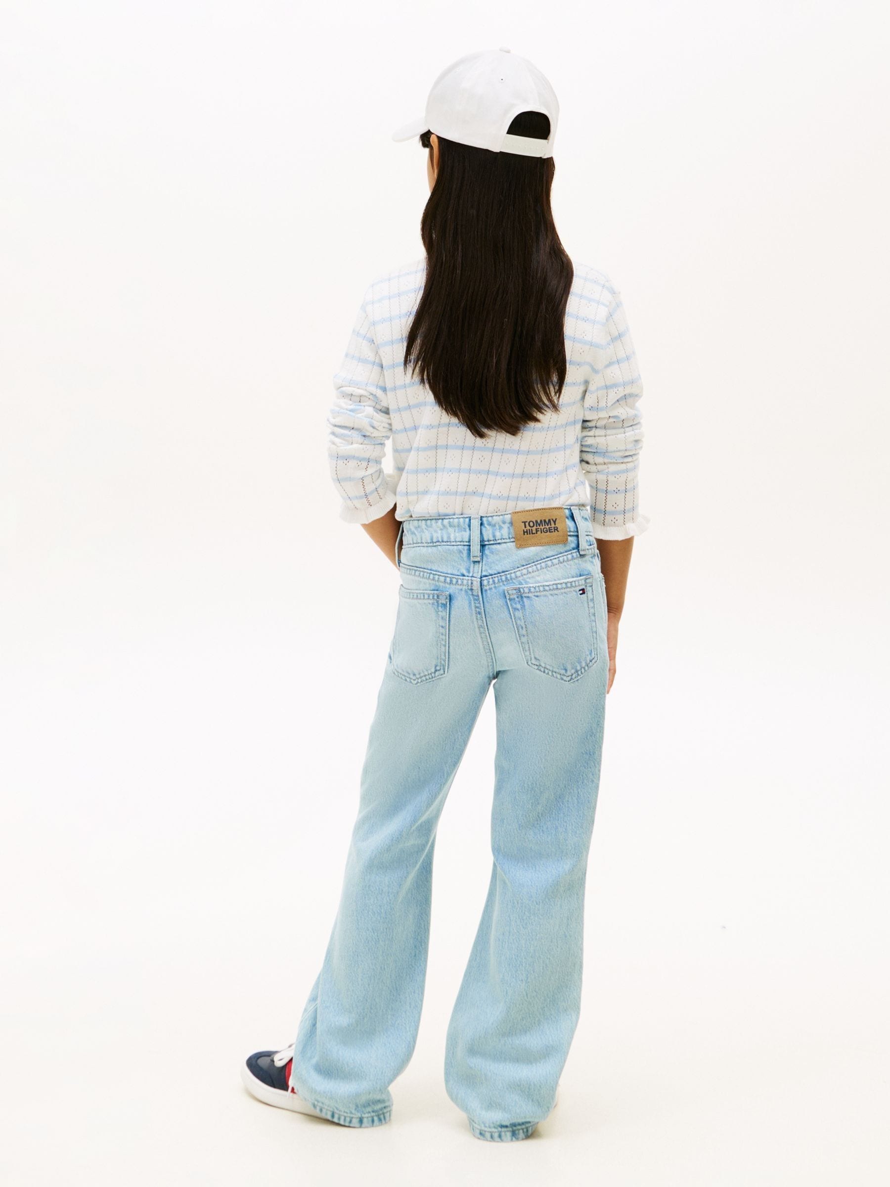 Dsiney Kidz - Tommy Hilfiger Blue Distressed Flared Leg Jeans image 3