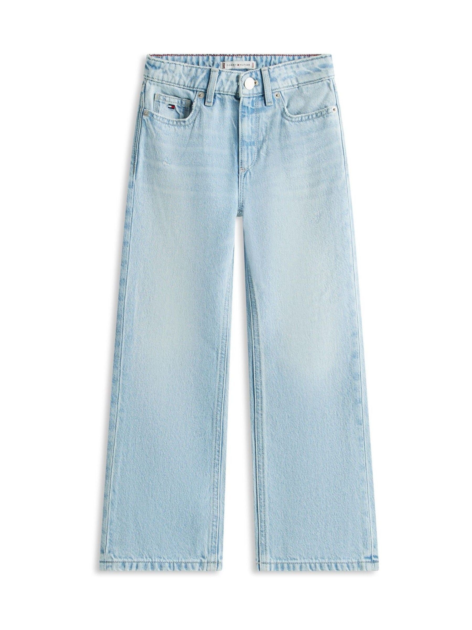 Dsiney Kidz - Tommy Hilfiger Blue Distressed Flared Leg Jeans image 5
