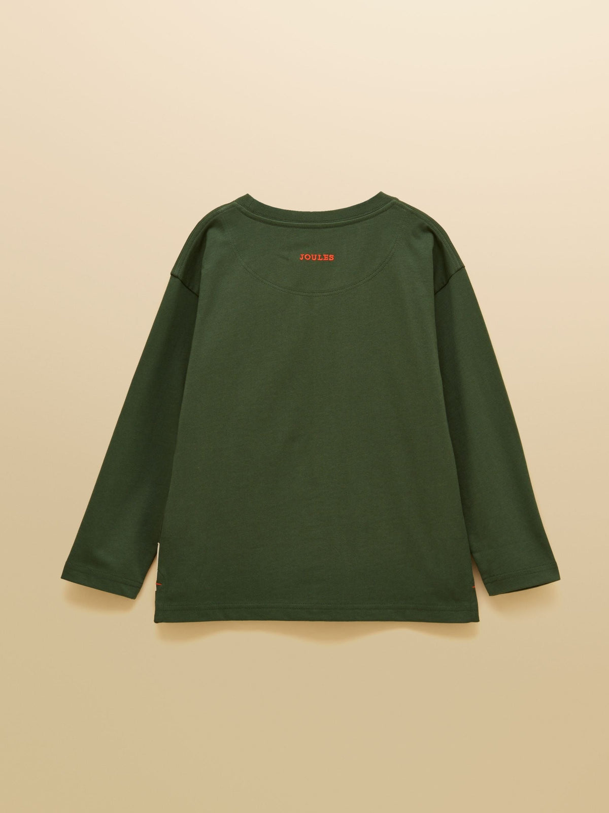 Joules Boys' Finlay Green Long Sleeve Applique Graphic T-Shirt - image 2